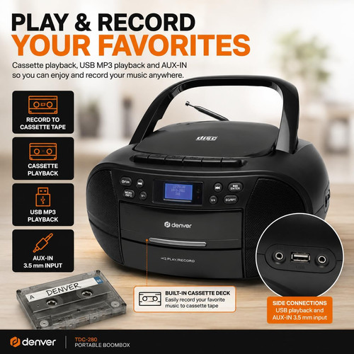 Portable dab radio - radio, cd