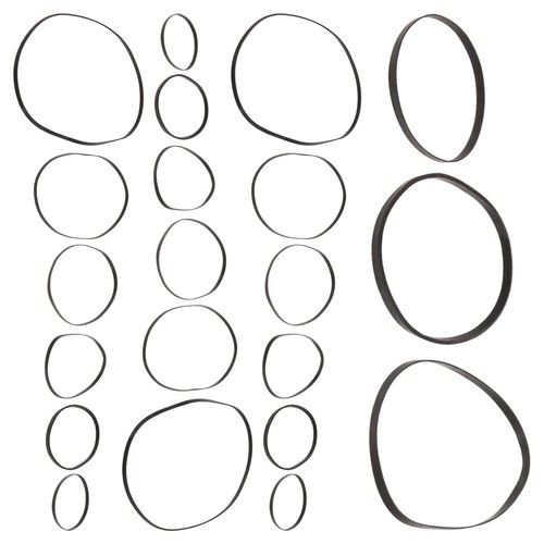 Flat rubber tape deck - tape,