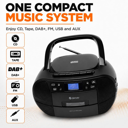 Portable dab radio - portable, cd